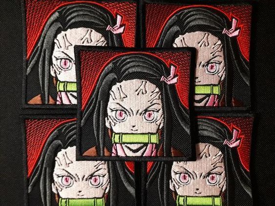 Kimetsu no Yaiba 'Nezuko Kamado | Portrait' Embroidered Patch