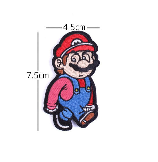 Mushroom Kingdom 'Walking | Colored' Embroidered Velcro Patch