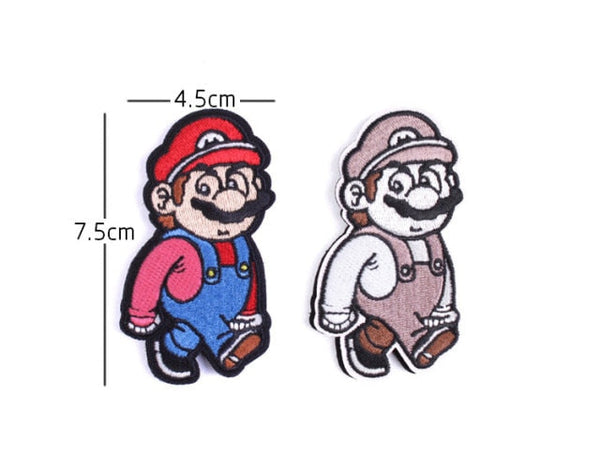 Mushroom Kingdom 'Walking | Set' Embroidered Velcro Patch