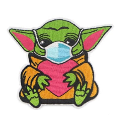 Empire and Rebellion 'Baby Yoda | Wearing Mask' Embroidered Patch