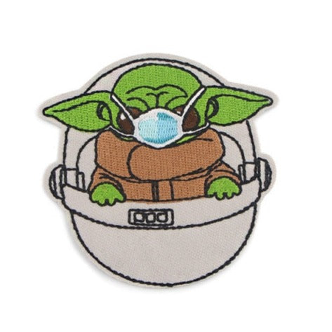 Empire and Rebellion 'Baby Yoda | Wearing Mask | 1.0' Embroidered Patch