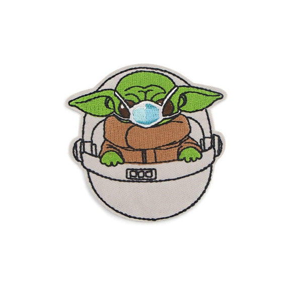 Empire and Rebellion 'Baby Yoda | Wearing Mask | 1.0' Embroidered Patch