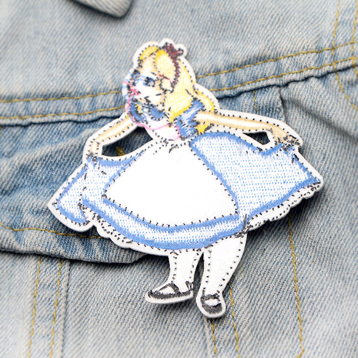 Down the Rabbit Hole 'Alice | Polite' Embroidered Patch
