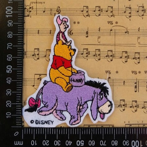 Christopher Robin 'Pooh-Piglet-Eeyore | Hunny Jar' Embroidered Patch