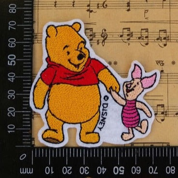 Christopher Robin 'Pooh & Piglet | Walking' Embroidered Patch