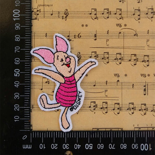 Christopher Robin 'Piglet | Happy' Embroidered Patch