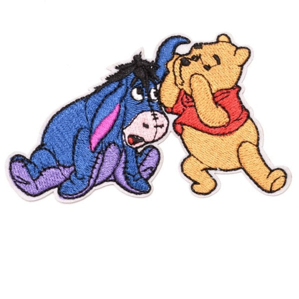 Christopher Robin 'Pooh & Eeyore | Whispering' Embroidered Patch