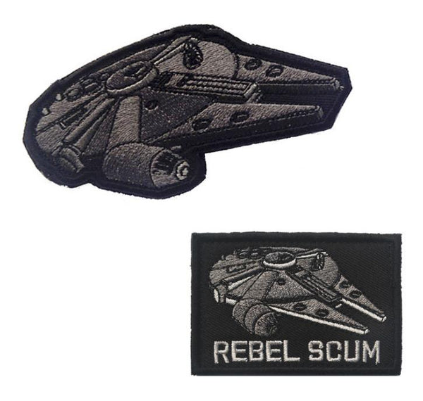 Empire and Rebellion 'Millennium Falcon | Stellar Envoy' Embroidered Velcro Patch