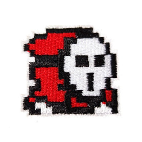 Mushroom Kingdom Pixel 'Shy Guy | Set of 2' Embroidered Patch