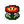 Load image into Gallery viewer, Mushroom Kingdom Pixel &#39;Fire Flower | Set of 2&#39; Embroidered Patch
