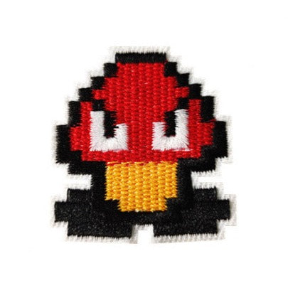 Mushroom Kingdom Pixel 'Goomba | Set of 2' Embroidered Patch