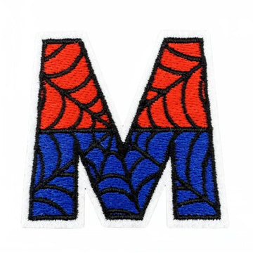 Spider-Man Letter 'Letter M' Embroidered Patch