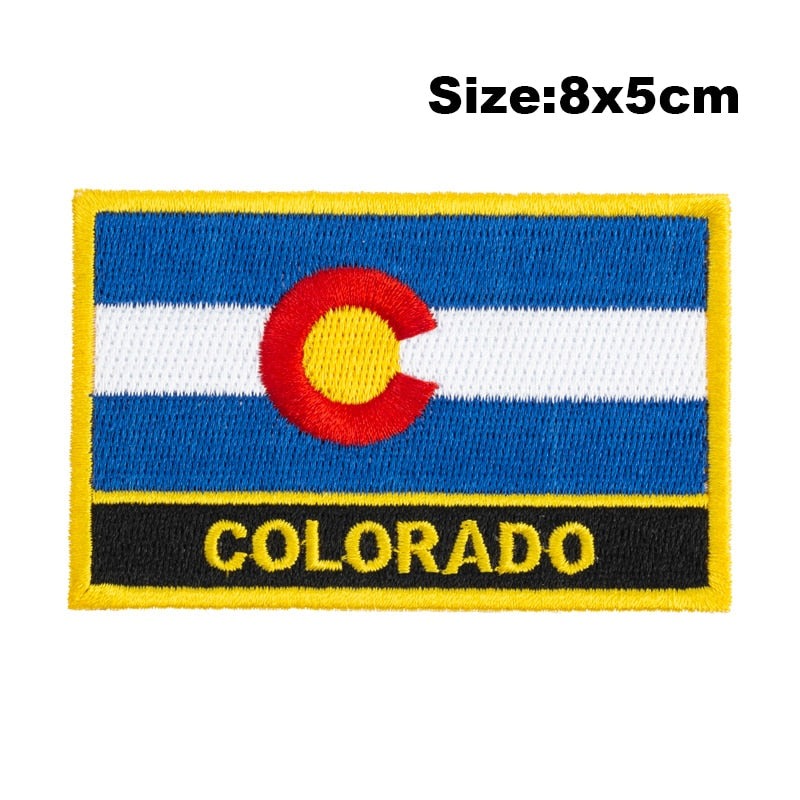 Colorado Flag Embroidered Patch