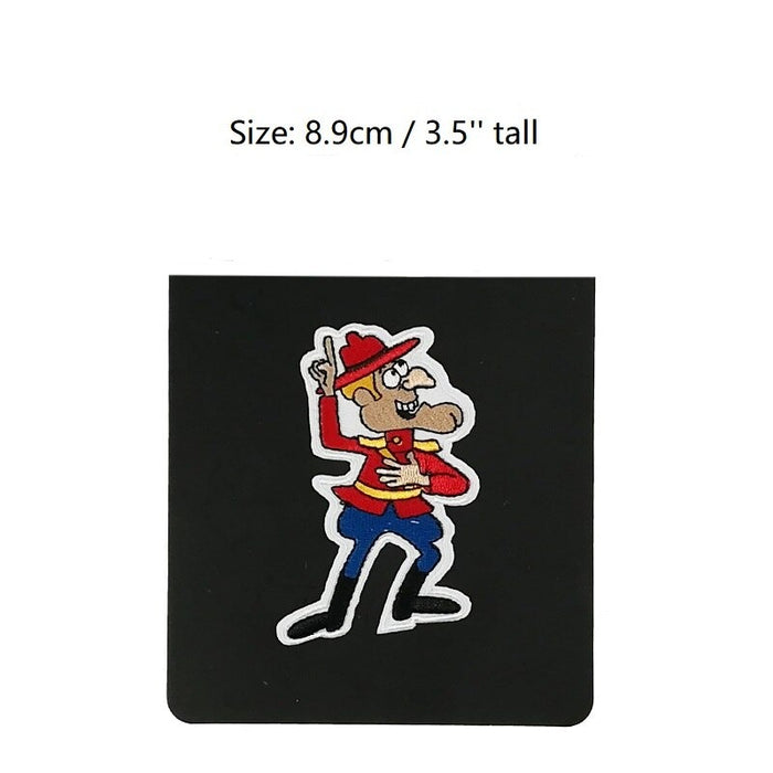 Dudley Do-Right 'Dudley | Canadian Mountie Outfit' Embroidered Velcro Patch