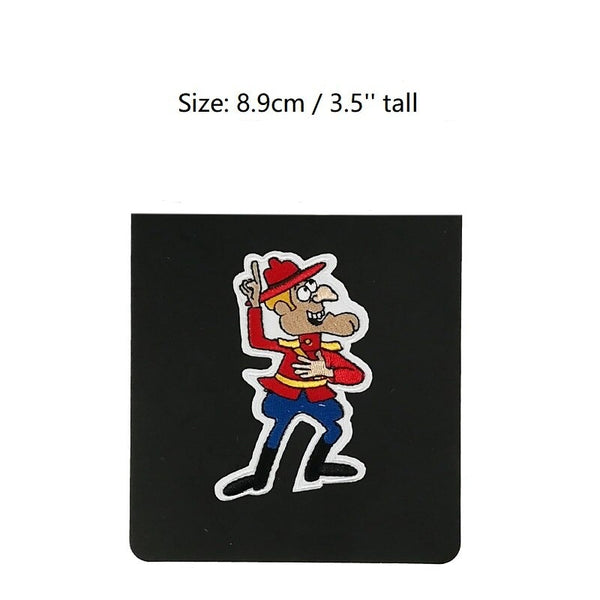 Dudley Do-Right 'Dudley | Canadian Mountie Outfit' Embroidered Patch