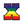 Load image into Gallery viewer, Rainbow Chenille &#39;Letter X&#39; Embroidered Patch
