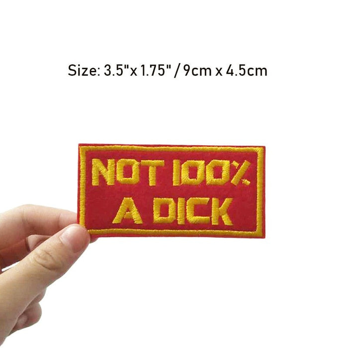 Guardians of the Galaxy 'Not 100% A D*ck' Embroidered Patch