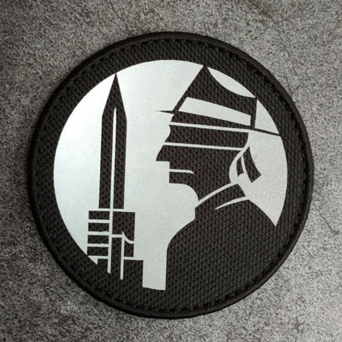 SCP Logo 'Damn Feds | Reflective | 1.0' Embroidered Velcro Patch
