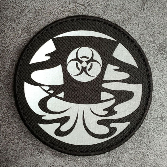 SCP Logo 'Maz Hatters | Reflective | 1.0' Embroidered Velcro Patch