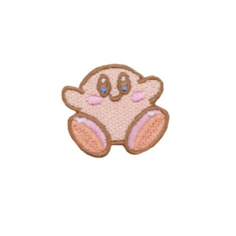 Cute 'Kirby | Happy' Embroidered Patch