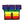 Load image into Gallery viewer, Rainbow Chenille &#39;Letter W&#39; Embroidered Patch
