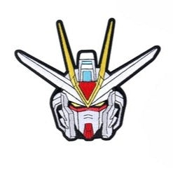 Mobile Suit Gundam 'Strike Freedom Head' Embroidered Velcro Patch