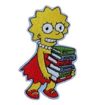 The Simpsons 'Lisa | Carrying Books' Embroidered Patch