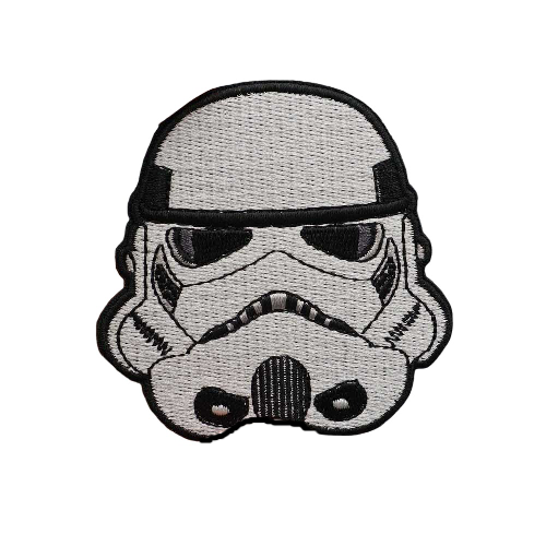 Star Wars 'Stormtrooper Helmet' Embroidered Velcro Patch