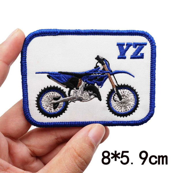 Cool 'Motorcycle YZ' Embroidered Patch