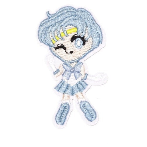 Sailor Moon 'Sailor Mercury | Winking' Embroidered Patch