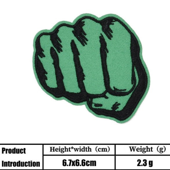 Hulk 'Fist' Embroidered Patch