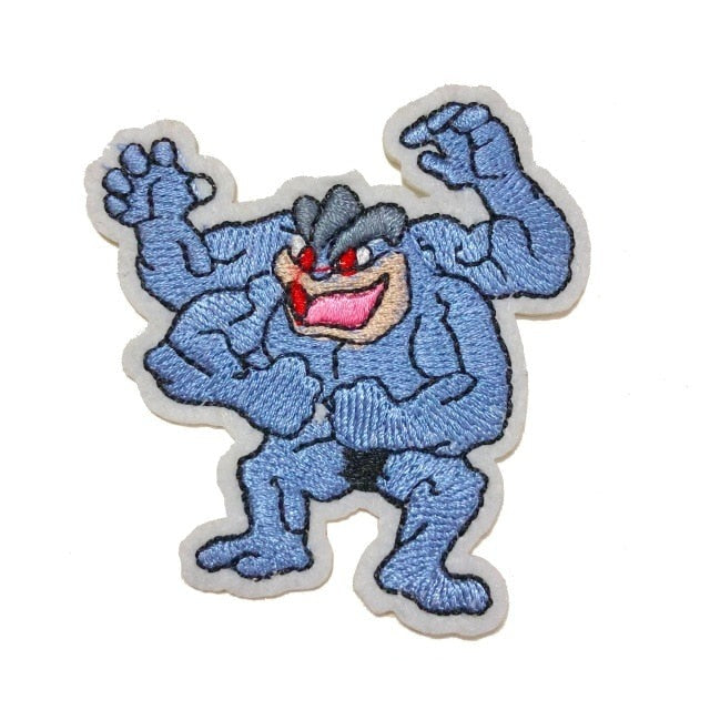 Pokemon 'Machamp | Four-Armed Humanoid' Embroidered Patch