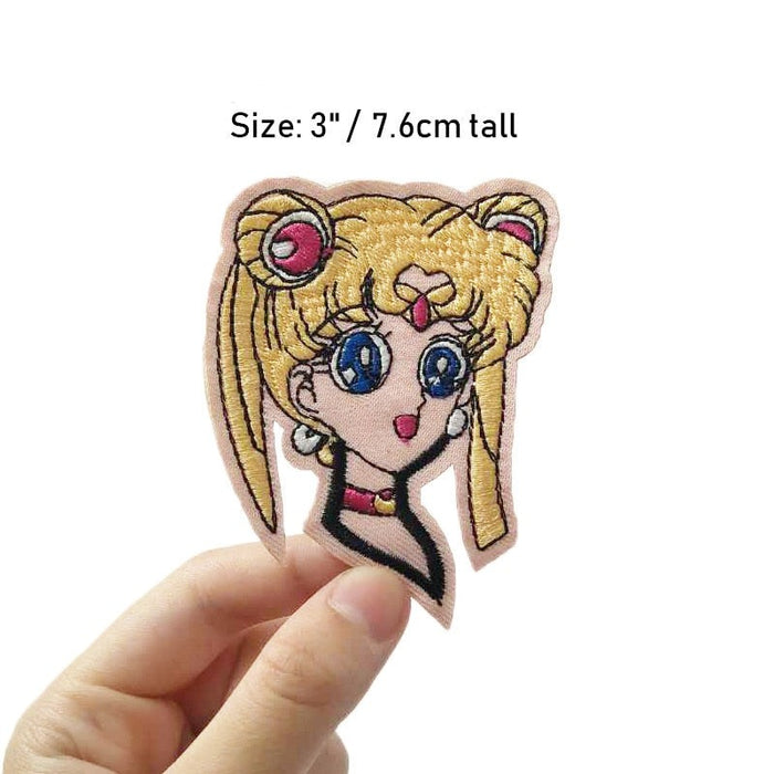 Sailor Moon 'Head' Embroidered Patch