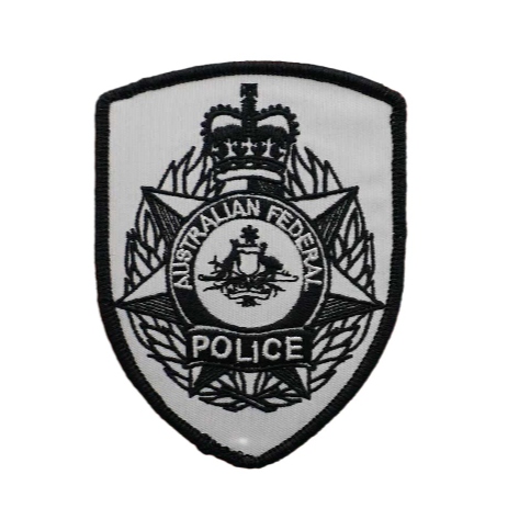 Emblem 'Australian Federal Police | Logo' Embroidered Velcro Patch