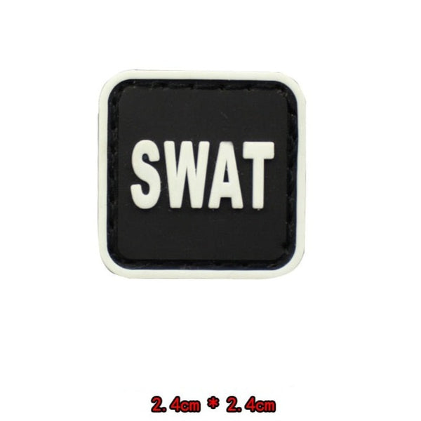 Military Tactical 'SWAT | Mini' PVC Rubber Velcro Patch