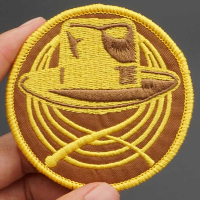 Indiana Jones 'Hat And Whip | Logo' Embroidered Patch