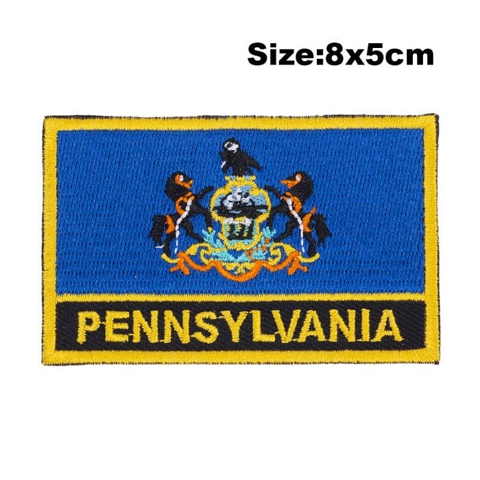 Pennsylvania Flag Embroidered Patch