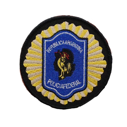 Emblem 'Argentina Federal Police' Embroidered Patch — Little Patch Co