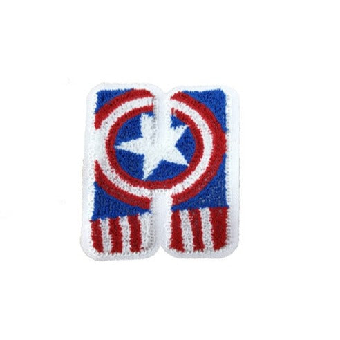 Captain America 'Letter H' Embroidered Patch