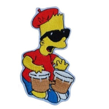 The Simpsons 'Bart | Drumming' Embroidered Patch