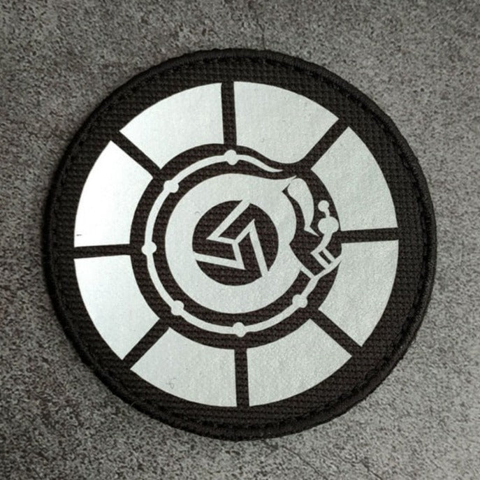 SCP Logo 'Samsara | Reflective | 1.0' Embroidered Velcro Patch