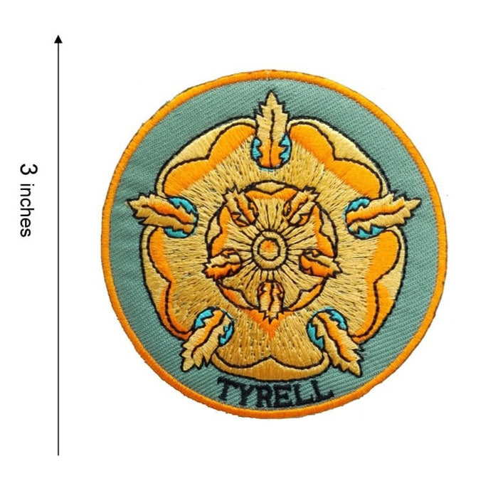 Game of Thrones 3" 'Tyrell' Embroidered Patch Set