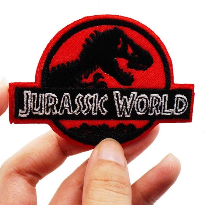 Jurassic World 'Logo' Embroidered Velcro Patch