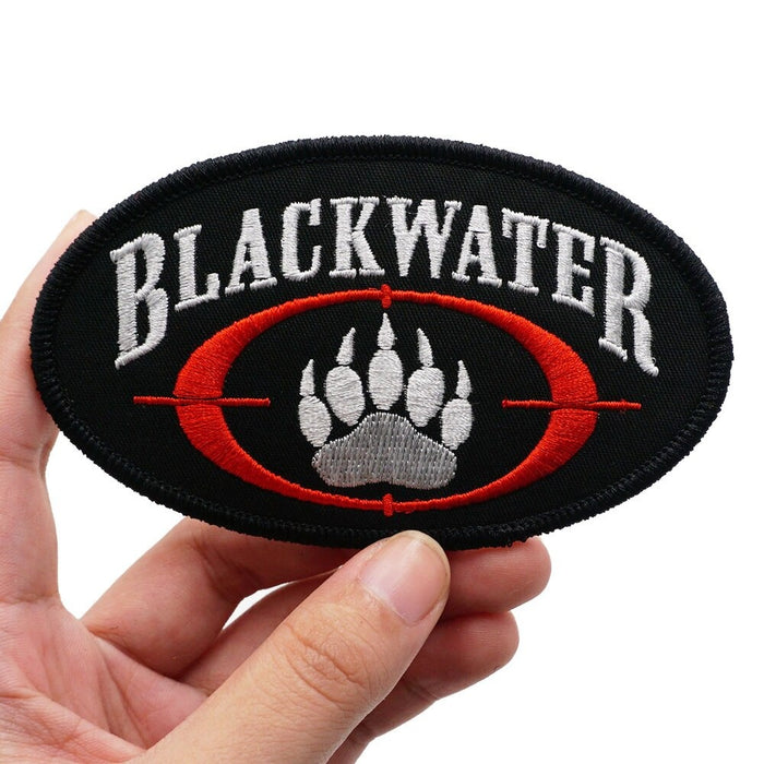 Cool 'Blackwater | Logo' Embroidered Velcro Patch