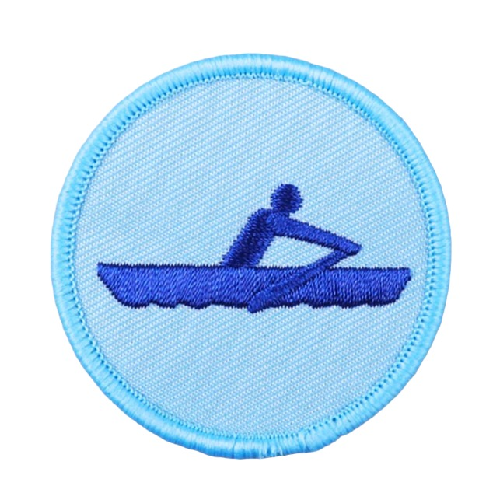 Boy Scout Badge 'Boating' Embroidered Patch