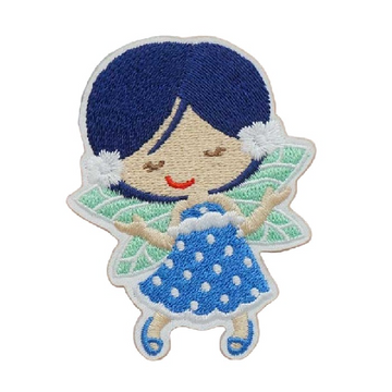 Cute 'Baby Girl | Dreaming' Embroidered Patch