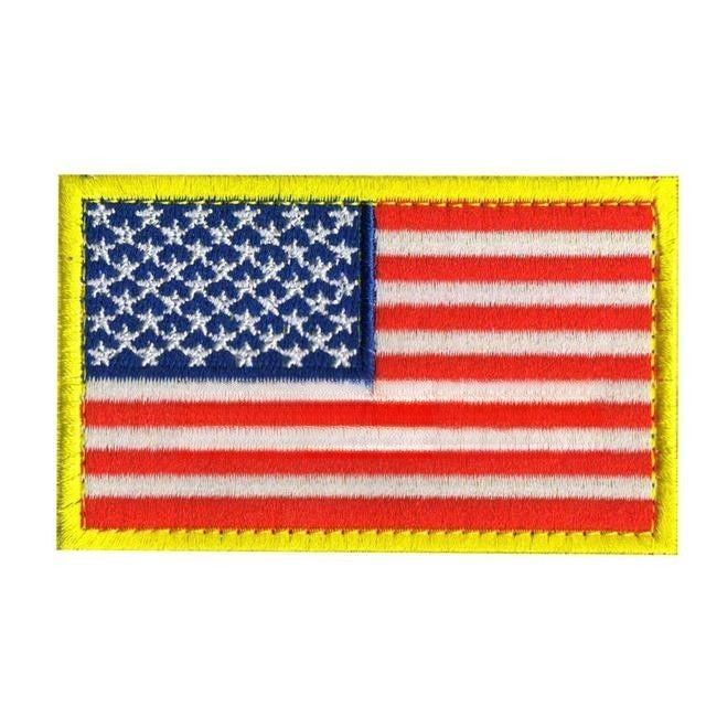 American Flag '1.0' Embroidered Velcro Patch