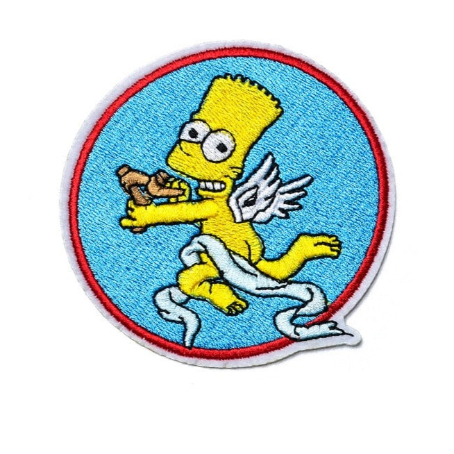 The Simpsons 'Baby Bart | Angel Wings' Embroidered Patch
