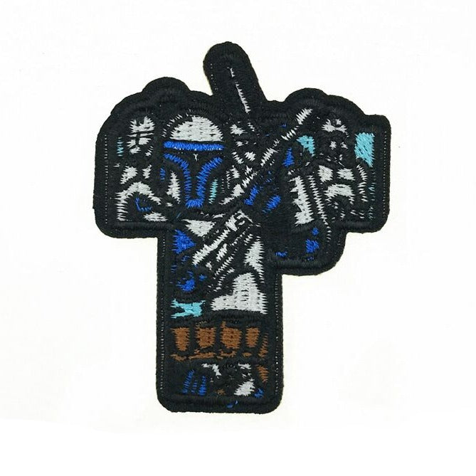 Star Wars 'Letter T | Boba Fett' Embroidered Patch