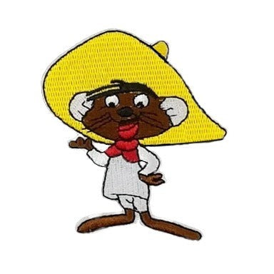 Looney Tunes 3" 'Speedy Gonzales | Yellow Hat' Embroidered Patch Set